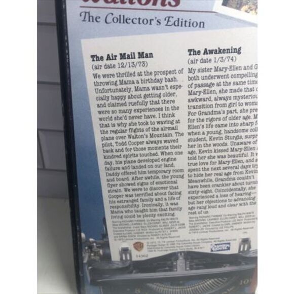 The Waltons Collector's Edition VHS The Air Mail Man, The Awakening. 1973, 1974 - Picture 5 of 6